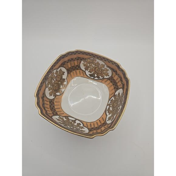 Antique Nippon Hand Painted Gold Trimmed Floral Design - Picture 1 of 6